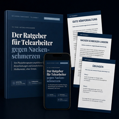 Der Ratgeber für Telearbeiter gegen Nacken­schmerzen